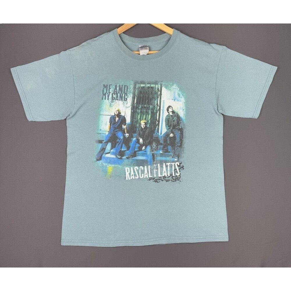 Vintage Y2K Rascal Flatts Me And My Gang Music Tour Concert Album Promo Large